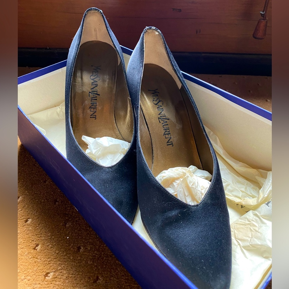 YSL black heels!